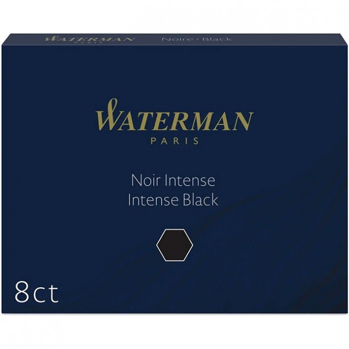 Чернила WATERMAN в картридже Standard Black (8шт) S0110850 Чернила WATERMAN в картридже Standard Black (8шт) S0110850