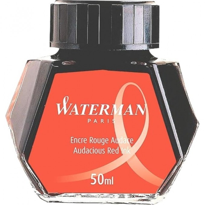 Флакон с чернилами WATERMAN для перьевой ручки Red S0110730 Флакон с чернилами WATERMAN для перьевой ручки Red S0110730