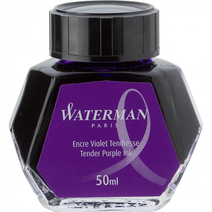 Флакон с чернилами WATERMAN пурпурные чернила 50мл для ручек перьевых CWS0110750 Флакон с чернилами WATERMAN пурпурные чернила 50мл для ручек перьевых CWS0110750