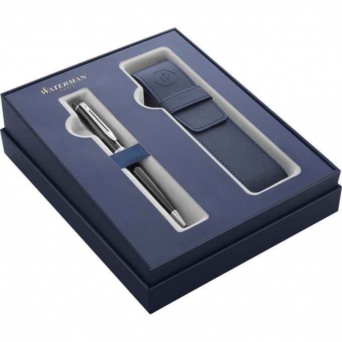 Набор WATERMAN EXPERT GIFT 20 BLACK CT ручка шариковая и чехол для ручки CW2122198 Набор WATERMAN EXPERT GIFT 20 BLACK CT ручка шариковая и чехол для ручки CW2122198