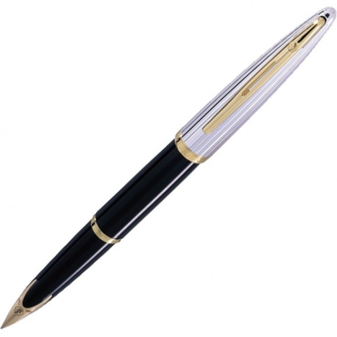 Перьевая ручка WATERMAN CARENE, цвет: Black/Silver, перо: F S0699920 Перьевая ручка WATERMAN CARENE, цвет: Black/Silver, перо: F S0699920