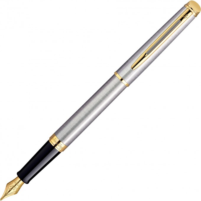 Перьевая ручка WATERMAN HEMISPHERE ESSENTIAL STAINLESS STEEL GT, F S0920310 Перьевая ручка WATERMAN HEMISPHERE ESSENTIAL STAINLESS STEEL GT, F S0920310