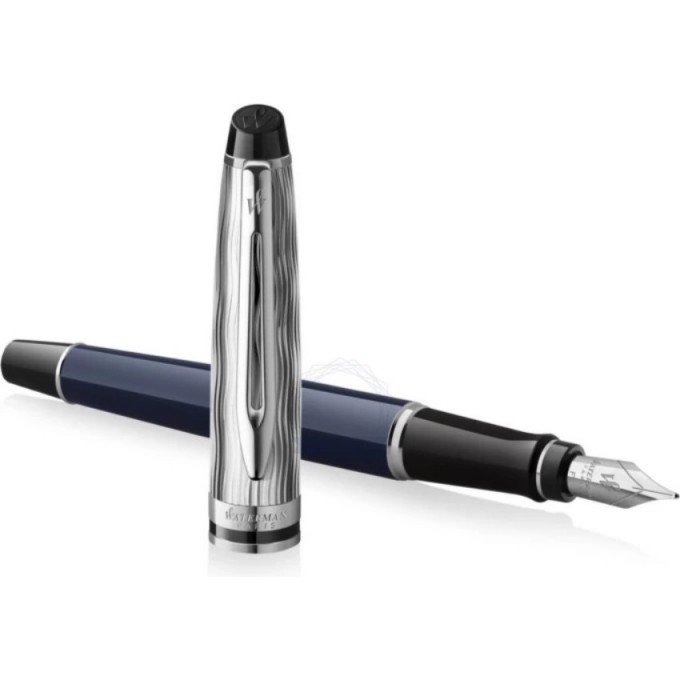 Перьевая ручка WATERMAN HEMISPHERE L`ESSENCE DU BLEU CT F, сталь, синий 2166467 Перьевая ручка WATERMAN HEMISPHERE L`ESSENCE DU BLEU CT F, сталь, синий 2166467