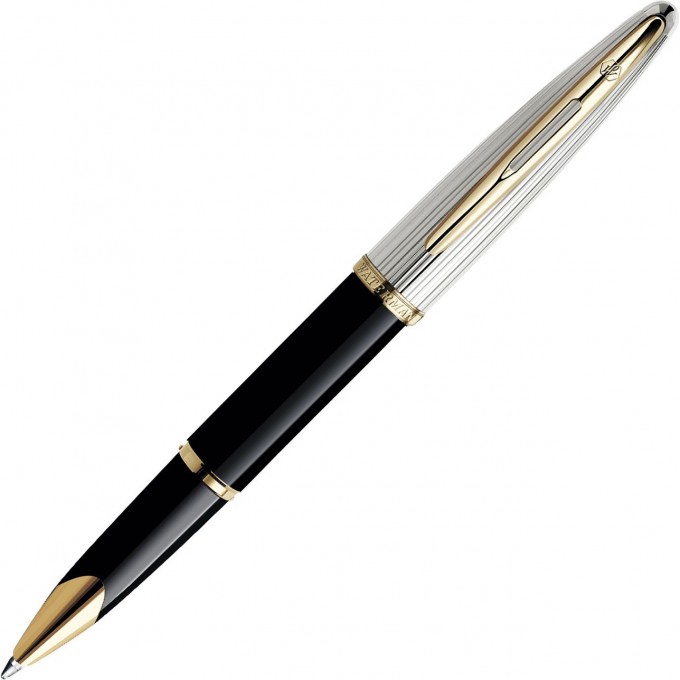 Роллерная ручка WATERMAN CARENE DE LUXE BLACK/SILVER, F S0699980 Роллерная ручка WATERMAN CARENE DE LUXE BLACK/SILVER, F S0699980