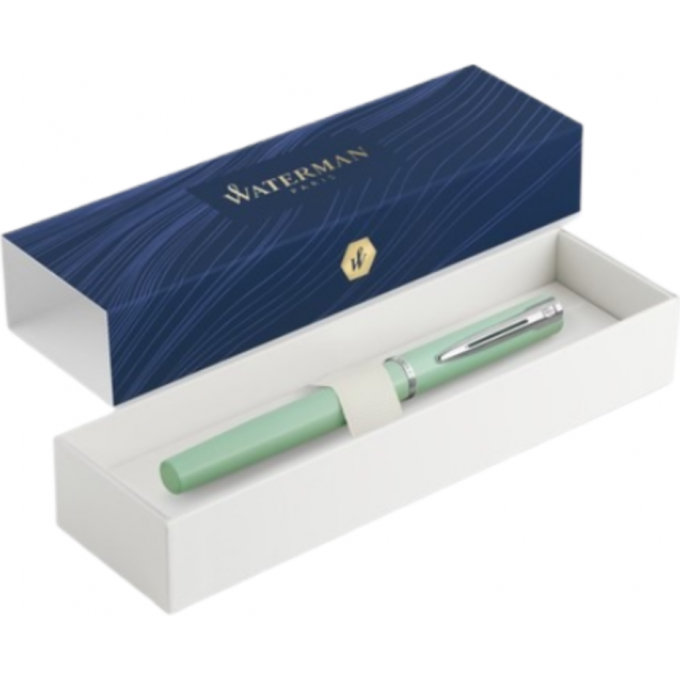 Ручка перьевая WATERMAN GRADUATE ALLURE PASTEL COLORS Mint Green Lacquer F сталь нержавеющая 2105302 Ручка перьевая WATERMAN GRADUATE ALLURE PASTEL COLORS Mint Green Lacquer F сталь нержавеющая 2105302