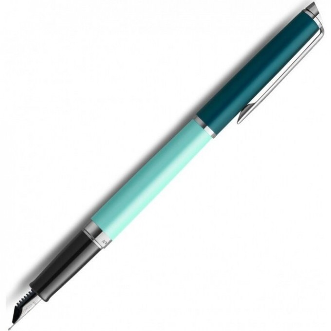 Ручка перьевая WATERMAN HEMISPHERE COLOUR BLOCKING () Green CT F сталь нержавеющая 2190122 Ручка перьевая WATERMAN HEMISPHERE COLOUR BLOCKING () Green CT F сталь нержавеющая 2190122