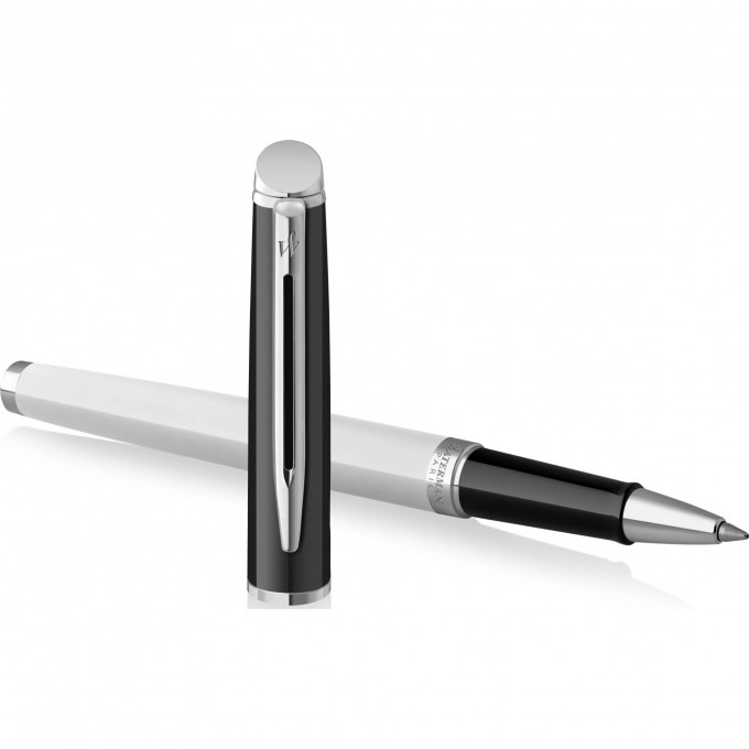 Ручка роллер WATERMAN HEMISPHERE COLOUR BLOCKING () черный/белый F черный 2202845 Ручка роллер WATERMAN HEMISPHERE COLOUR BLOCKING () черный/белый F черный 2202845