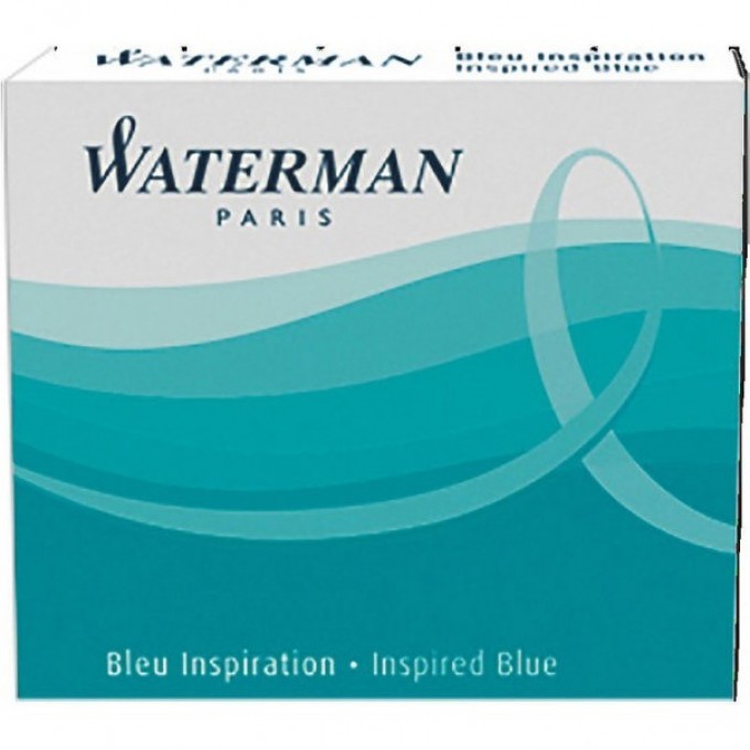 Синие чернильные картриджи WATERMAN Интернешнл. 6шт/уп S0110950 Синие чернильные картриджи WATERMAN Интернешнл. 6шт/уп S0110950