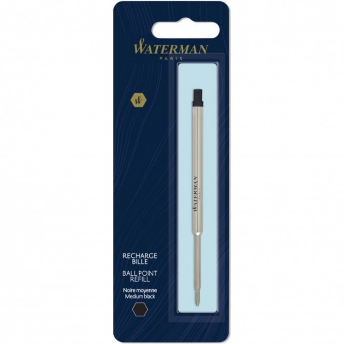 Стержень шариковый WATERMAN STANDARD MAXIMA M 1мм черные чернила CWS0944480 Стержень шариковый WATERMAN STANDARD MAXIMA M 1мм черные чернила CWS0944480